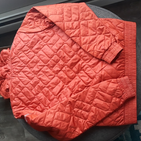 ✴️ Columbia Quilted Bomber - Cyan Color (Dark Burnt Orange) - Picture 2 of 5